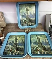 Leslie cope Statue of Liberty trays