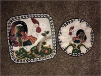 Rooster Platter & Plate