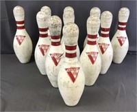 Yard Fowling? 10 Vintage Vultex Ii Bowling Pins
