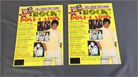 2 Rock Postcards Ca. 1982