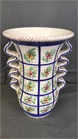 Peruta Italia Hand Painted Vintage Italian Vase