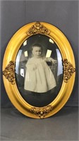 Bubble Glass Frame With Vintage Child’s Photo