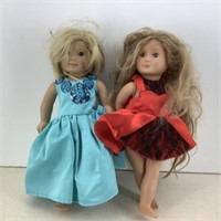 (2) Girl Dolls  One  American & other is Battat