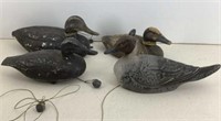 * Older duck decoys  (1) styrafoam, (1) plastic,