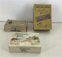 Lot of Candy Advertising Boxes