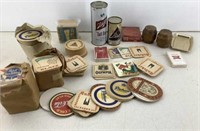 Lot of Beer coasters & advertising pieces