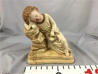 Antique boy Jesus sculpture