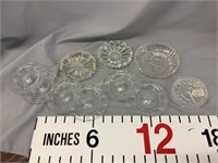 Small cut glass dishes