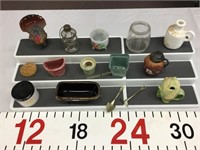 Small items - glass, pottery and others