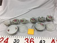 Made in Japan (6) cups /saucers in each set