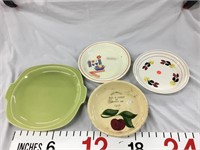 Eve-n- bake ware and other pottery oven plates