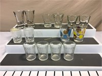 Bar ware shot glasses