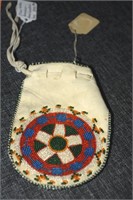 VINTAGE NATIVE AMERICAN POSSIBLE BAG ! -N-1