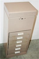 Metal Multi Drawer Lift Top Storage Cabinet