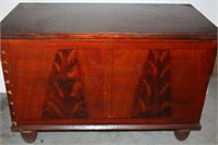 Dovetailed Wooden Blanket Chest 42" H x 37" L x