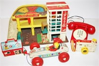 Lot of Vintage Fisher Price Toys