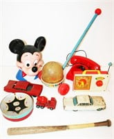 Lot of Fisher Price, Mickey Mouse Bank, Japan