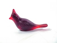 Fenton Cardinal Glass Bird