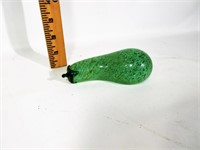 Lenox Green Glass Eggplant
