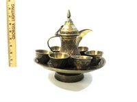 Antique Brass Tea Set