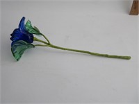 Japanese Blue Glass Flower