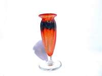May Be Murano Colored Glass Vase 7"