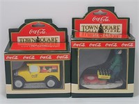 (2) 1992 Coca-Cola Town Square Collection