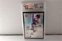 2001 PACIFIC #105 DEUCE MCALLISTER RC GAI 8.5