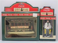 (2) 1992 Coca-Cola Town Square Collection