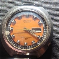 Vintage Seiko 6106 Orange dial watch