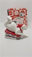 1996 Enesco Coca-Cola Polar Bear figurine