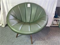 MCM Green Scoop Chair