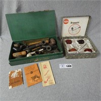 Lot of Various Tobacco Pipes - Parts - Etc