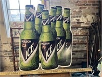LARGE MOLSON ICE METAL SIGN MEASURES