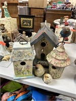 LOT OF BIRD HOUSES BY ROMAN