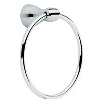 Delta Foundations Towel Ring in Chrome