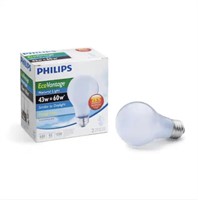 (3-Pack) Philips 60-Watt Incandescent Light Bulb