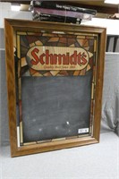 Schmidts Beer Mirror & Chalkboard