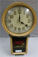 Miller Beer Electric Clock Light