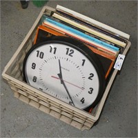 Various Record & Electric Wall Clock