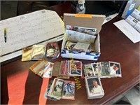 Box of Misc. Baseball & Football Cards
