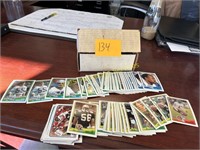 Box of TOPPS Football Cards