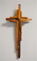 Hal Guidry wooden hanging cross