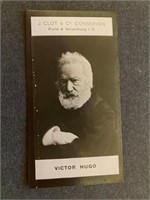 VICTOR HUGO: French J. CLOT Trade Card (1910)