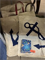 LOT OF NAUTICAL THEMED PILLOW CASES / ETC