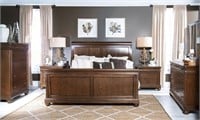 King: Legacy Classic Coventry 5 pc Cherry Bedroom