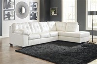 Ashley 59703 Donlen White Sectional Sofa