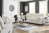 Ashley 59703 Donlen White Sofa & Love Seat