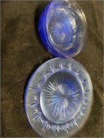Avon Blue Plates and Bowls