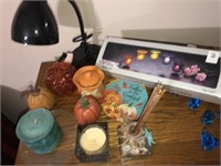 Candle Stand ~ Candles & Desk Lamp in Group